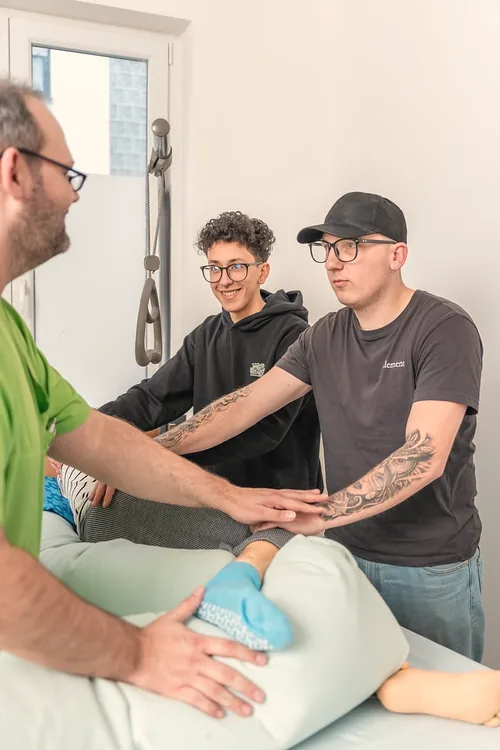 Ausbildung am Übungsbein bei Aktiv Dahoam